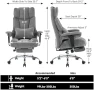 Thumbnail Executive Office Chair with Foot Rest — Smart Chairs, Efomao