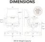 Thumbnail Mid-Back Ergonomic Office Chair — Smart Chairs, HON
