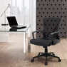 Thumbnail Mid Back Swivel Office Chair with Lumbar Support and Armrest — Smart Chairs, Furmax