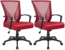 Thumbnail Mid Back Swivel Office Chair with Lumbar Support and Armrest — Smart Chairs, Furmax