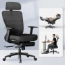 Thumbnail OC3 Ergonomic Office Chair with Footrest — Smart Chairs, FLEXISPOT