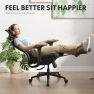 Thumbnail OC3 Ergonomic Office Chair with Footrest — Smart Chairs, FLEXISPOT