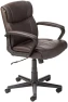 Thumbnail Office Task Chair with Adjustable Height, 360° Swivel, Padded Armrests, Mid-Back, Rolling — Smart Chairs, Amazon Basics