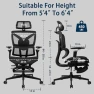 Thumbnail S3 Elite Pro Ergonomic Office Chair with Adjustable Armrests and Footrest — Smart Chairs, RIEIOR