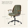 Thumbnail Solid Wood Office Chair with Rocking Function — Smart Chairs, HULALA HOME
