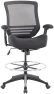 Thumbnail 400lbs Mid Back Mesh Ergonomic Drafting Chair for Standing Desk Office Wide Chair with Built-in Lumbar Support, Big... — Smart Chairs, BOLISS
