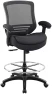 Thumbnail 400lbs Mid Back Mesh Ergonomic Drafting Chair for Standing Desk Office Wide Chair with Built-in Lumbar Support, Big... — Smart Chairs, BOLISS