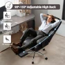 Thumbnail 7-Point Massage Office Chair with Heated Desk, Ergonomic Executive Chair with Footrest, Adjustable Armrest — Massage Chairs, Mvpipi