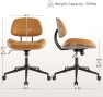 Thumbnail Armless Office Chair with Wheels — Smart Chairs, BERYTH