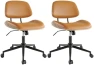 Thumbnail Armless Office Chair with Wheels — Smart Chairs, BERYTH