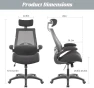 Thumbnail Big and Tall Ergonomic Executive Chair with Wide Seat — Smart Chairs, BOLISS