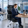 Thumbnail Big and Tall Office Chair with Footrest — Smart Chairs, Simple Deluxe