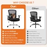 Thumbnail Big and Tall Office Desk Chair with Lumbar Support — Smart Chairs, Sweetcrispy