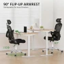 Thumbnail Ergonomic Breathable Mesh Office Chair with Flip-Up Arms — Smart Chairs, OHFILA