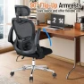 Thumbnail Ergonomic Breathable Mesh Office Chair with Flip-Up Arms — Smart Chairs, OHFILA
