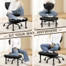 Thumbnail Ergonomic Cross Legged Office Chair with Wheels — Smart Chairs, AtHope