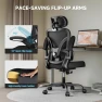 Thumbnail Ergonomic Office Chair with Lumbar Support & Headrest — Smart Chairs, PKPT