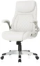 Thumbnail Ergonomic PU Leather Office Chair with Click5 Lumbar Support and FlipAdjust Armrests — Smart Chairs, Nouhaus