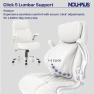 Thumbnail Ergonomic PU Leather Office Chair with Click5 Lumbar Support and FlipAdjust Armrests — Smart Chairs, Nouhaus