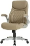 Thumbnail Ergonomic PU Leather Office Chair with Click5 Lumbar Support and FlipAdjust Armrests — Smart Chairs, Nouhaus