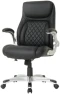Thumbnail Ergonomic PU Leather Office Chair with Click5 Lumbar Support and FlipAdjust Armrests — Smart Chairs, Nouhaus