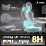 Thumbnail Fabric Gaming Chair with Heated Massage Lumbar Support — Massage Chairs, Dowinx