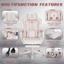 Thumbnail Gaming Chair for Girls with Footrest and Massage — Massage Chairs, Vonesse