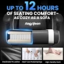 Thumbnail Gaming Chair with Footrest and Lumbar Support — Smart Chairs, JECQCUPG