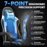 Thumbnail Gaming Chair with Footrest and Lumbar Support — Smart Chairs, JECQCUPG