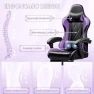 Thumbnail Gaming Chair with Footrest and Massage Lumbar Support — Smart Chairs, Shahoo
