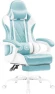 Thumbnail Gaming Chair with Footrest and Massage Lumbar Support — Smart Chairs, Shahoo