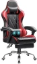 Thumbnail Gaming Chair with Footrest and Massage Lumbar Support — Smart Chairs, Shahoo