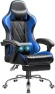 Thumbnail Gaming Chair with Footrest and Massage Lumbar Support — Smart Chairs, Shahoo