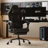 Thumbnail Gaming Chair with Footrest, Ergonomic Leather Mesh Chair, Massage Lumbar Support — Smart Chairs, Dowinx