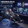 Thumbnail Gaming Chair with Footrest, Ergonomic Reclining, Lumbar Support & Massage, High Back Racing Style, Adjustable Headrest,... — Smart Chairs, Mr IRONSTONE