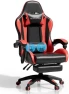 Thumbnail Gaming Chair with Footrest, Ergonomic Reclining, Lumbar Support & Massage, High Back Racing Style, Adjustable Headrest,... — Smart Chairs, Mr IRONSTONE