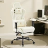 Thumbnail Gaming Chair with Footrest, Massage Lumbar Support — Massage Chairs, Morkprism
