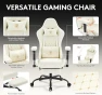 Thumbnail Gaming Chair with Footrest, Massage Lumbar Support — Massage Chairs, Morkprism