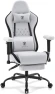 Thumbnail Gaming Chair with Footrest, Massage Lumbar Support — Massage Chairs, Morkprism
