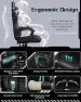 Thumbnail Gaming Chair with Headrest and Massage Lumbar Support — Smart Chairs, Yaheetech