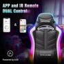 Thumbnail Gaming Chair with RGB LED Lights and Bluetooth Speakers — Smart Chairs, GTPLAYER