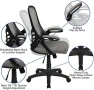 Thumbnail High-Back Swivel Office Chair with Adjustable Lumbar Support and Seat Height, Ergonomic Mesh Desk Chair with Flip-Up... — Smart Chairs, Flash Furniture