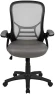 Thumbnail High-Back Swivel Office Chair with Adjustable Lumbar Support and Seat Height, Ergonomic Mesh Desk Chair with Flip-Up... — Smart Chairs, Flash Furniture