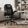 Thumbnail Leather Office Chair with Adjustable Lumbar Support — Smart Chairs, MALOL