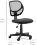 Thumbnail Low Back Office Chair, Breathable Mesh — Smart Chairs, Amazon Basics
