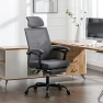 Thumbnail Mesh Ergonomic Office Chair with Footrest — Smart Chairs, Qulomvs