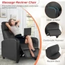 Thumbnail Recliner Sofa Massage Chair with Lumbar Support and Padded Backrest — Massage Chairs, FDW