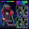 Thumbnail RGB Gaming Chair with Bluetooth Speakers and LED Lights — Smart Chairs, VANSPACE