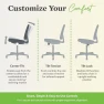 Thumbnail Sadie Big and Tall Ergonomic Office Chair with Mesh Back — Smart Chairs, HON