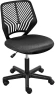 Thumbnail Student Desk Chair, Low-Back Armless Study Chair with Lumbar Support, Adjustable Swivel Office Chair — Smart Chairs, Yaheetech